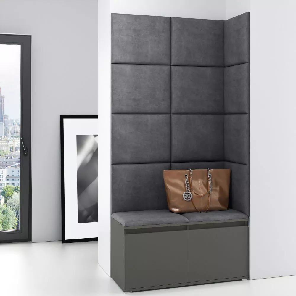 Apavu plaukts Emi 2 Trinity Korpusa krāsa: grafīts, · 100 × 170 × 40 cm