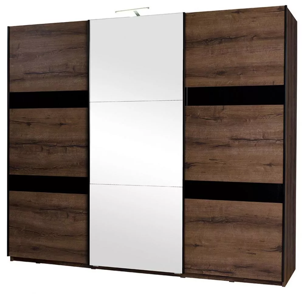 Skapis Denver SZ250 ar LED · 250 × 68.5 × 215 cm