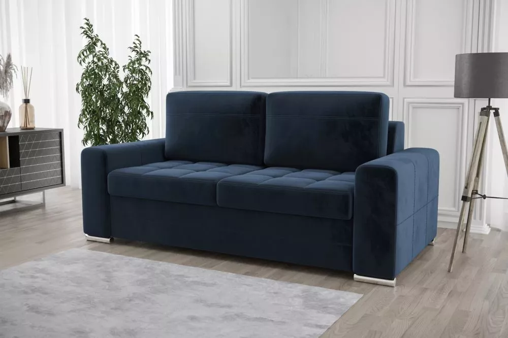 Dīvāns Verona 4 Sofa Standard · Zila · 100 × 205 × 82 cm
