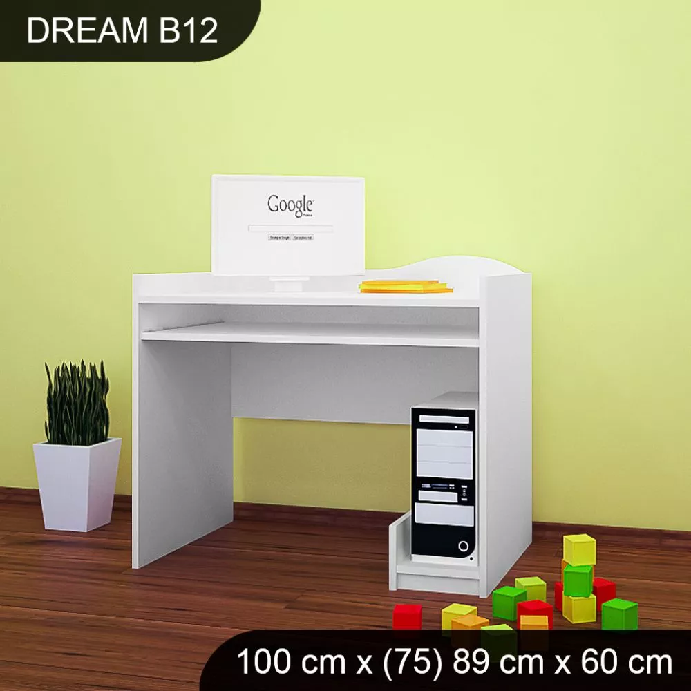 Bērnu rakstāmgalds Dream B12 Maksimālais augstums: 89 cm, · 100 × 75 × 60 cm