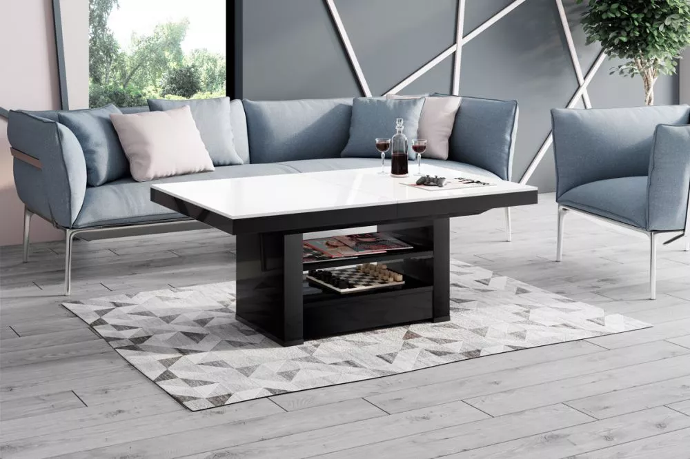 Žurnālgalds Aversa Max Korpusa krāsa: melns, · 120 × 75 × 54.5 cm