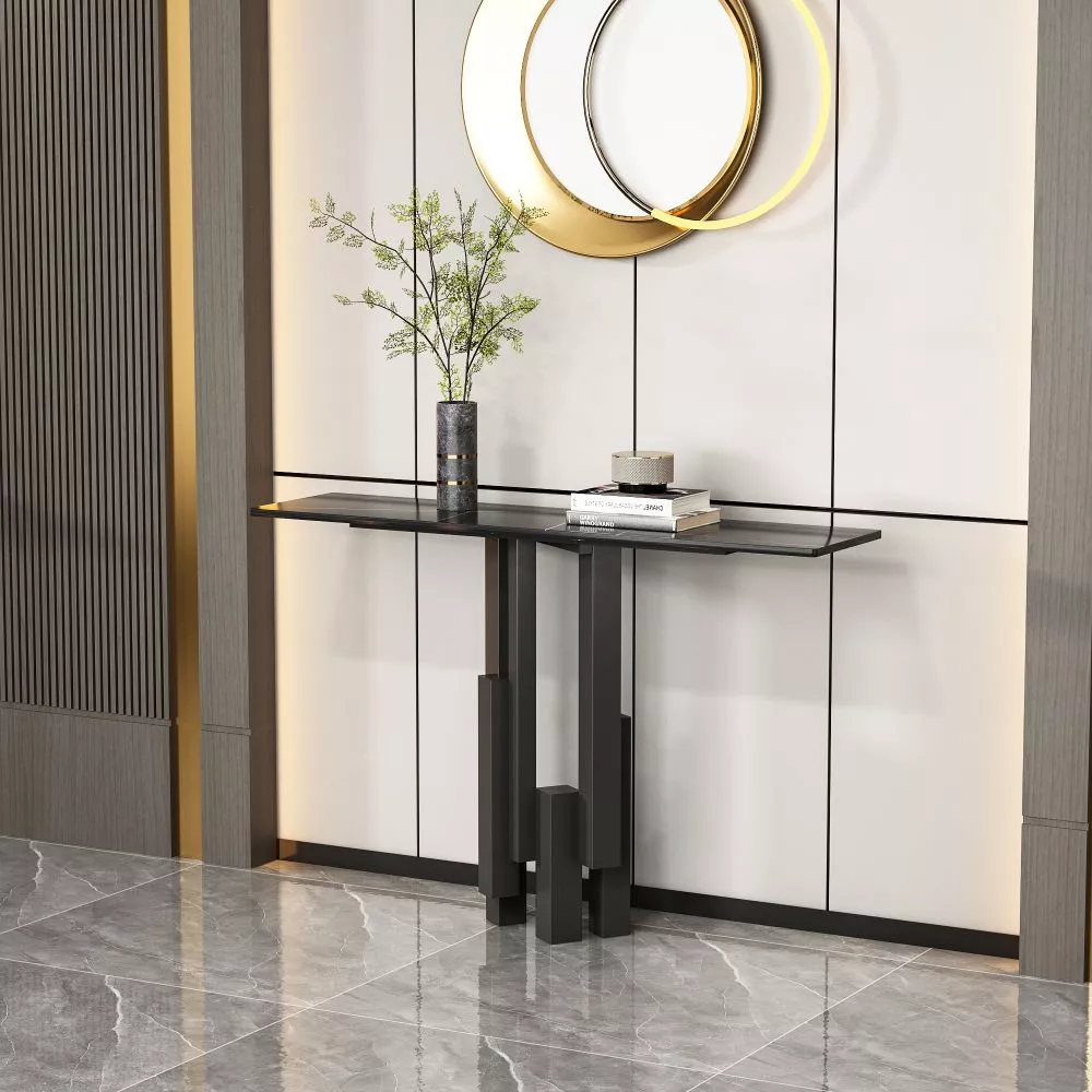 Žurnālgalds Modig M20 Korpusa krāsa: tumšais marmors, · 120 × 30 × 80 cm