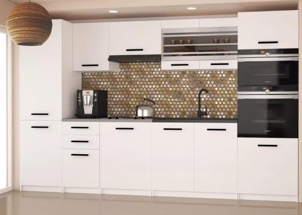 Virtuves komplekts Syntka 2 Materiāls : lamināts + MDF plātne,