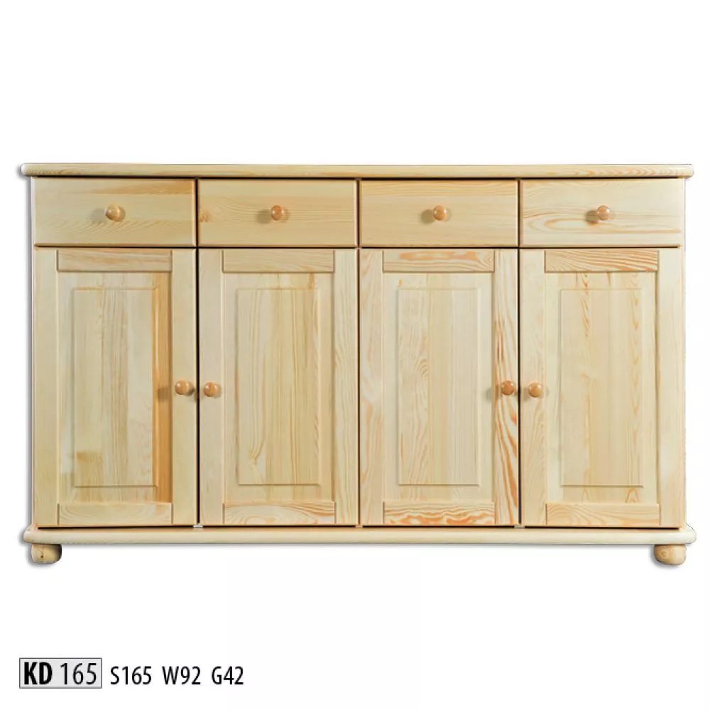 Kumode KD 165 · Priede · 165 × 42 × 92 cm