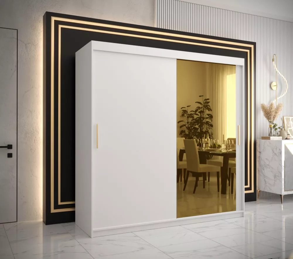 Skapis Golden T2 · Balts · 200 × 62 × 200 cm