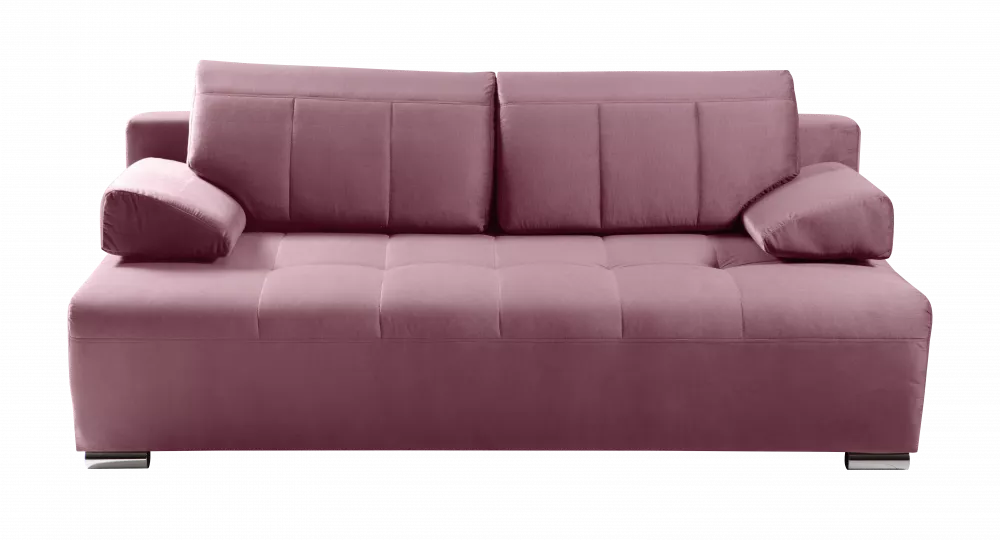 Dīvāns Grado standard · Rozā · 98 × 200 × 90 cm
