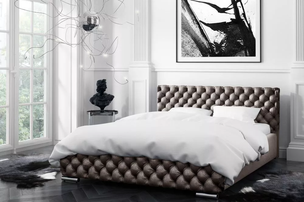 Gulta Faro Premium standard ar stelāžu Guļamvietas platums: 180 cm, Guļamvietas garums: 200 cm, stelāžas tips: metāla, ·