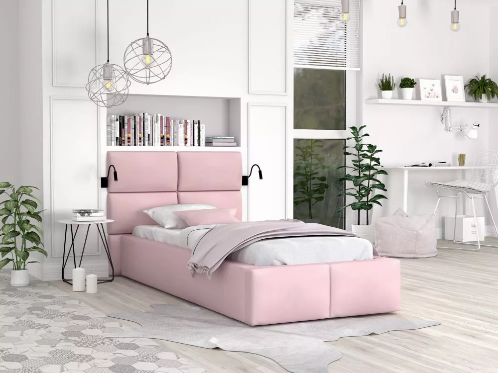Gulta Denver Premium Standard ar stelāžu Guļamvietas platums: 90 cm, Guļamvietas garums: 200 cm, stelāžas tips: metāla, 