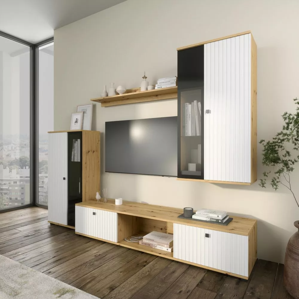 Sekcija Salia Modern Korpusa krāsa: ozols artisan, · 240 × 40.2 × 180 cm