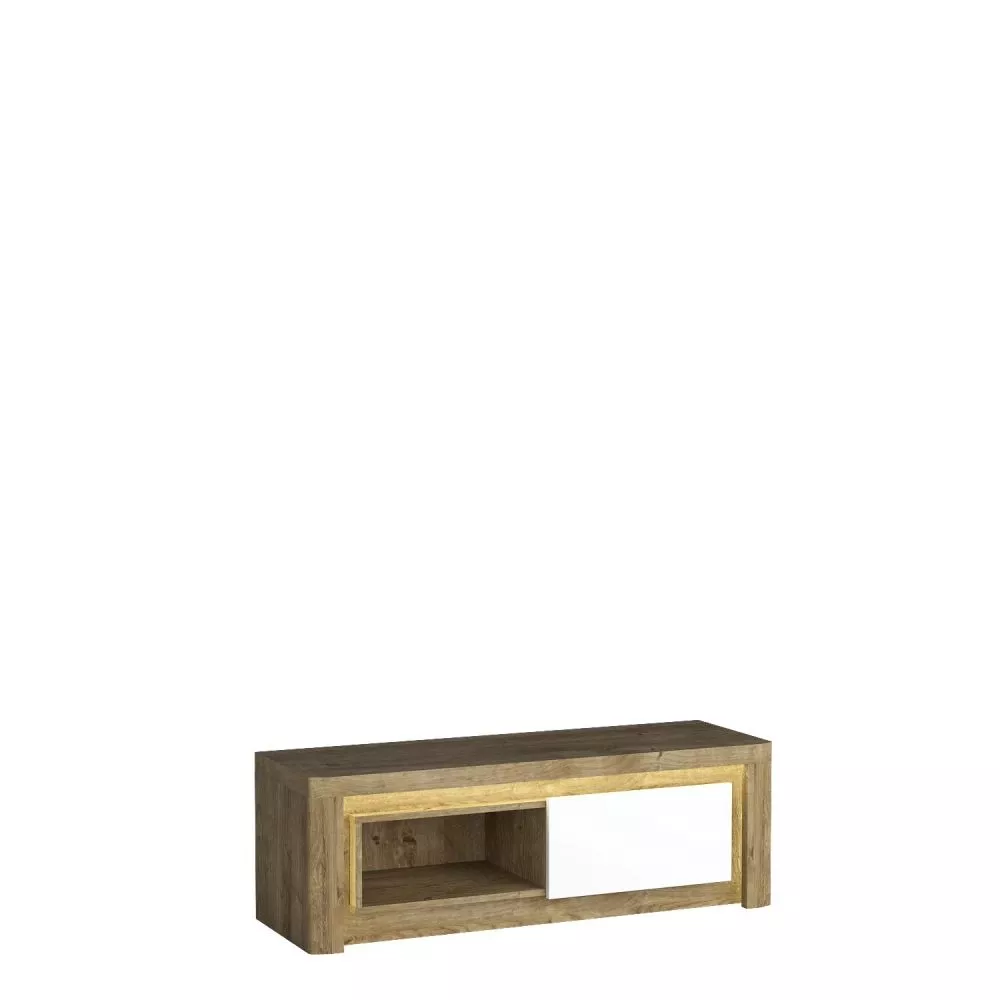 TV tumba Livinio L-10 ar LED · 124 × 41 × 42 cm
