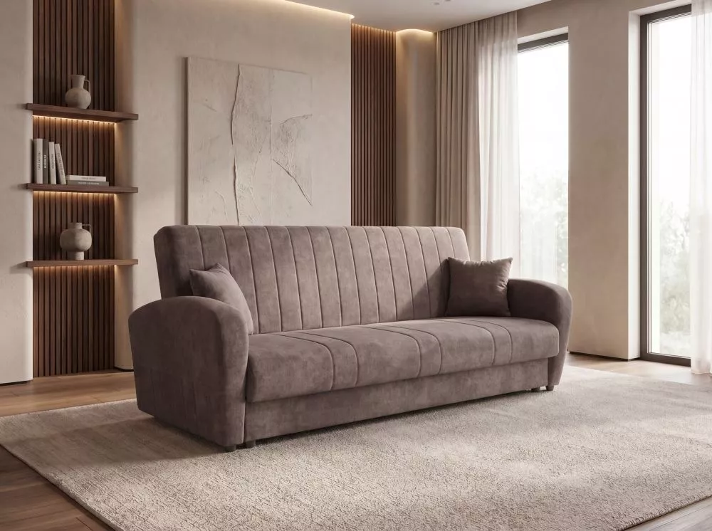 Dīvāns Toffi Sofa Standard · Brūns · 96 × 220 × 94 cm