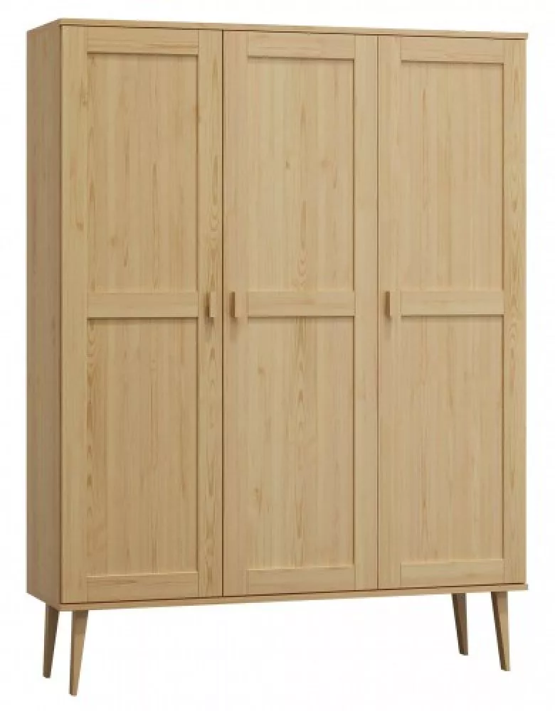 Skapis Venuci W2 · Priede · 117 × 60 × 204 cm