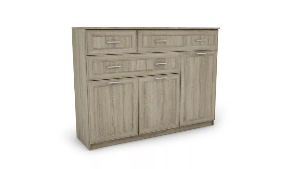Kumode K 150 · Ozols sonoma · 150 × 45 × 112 cm