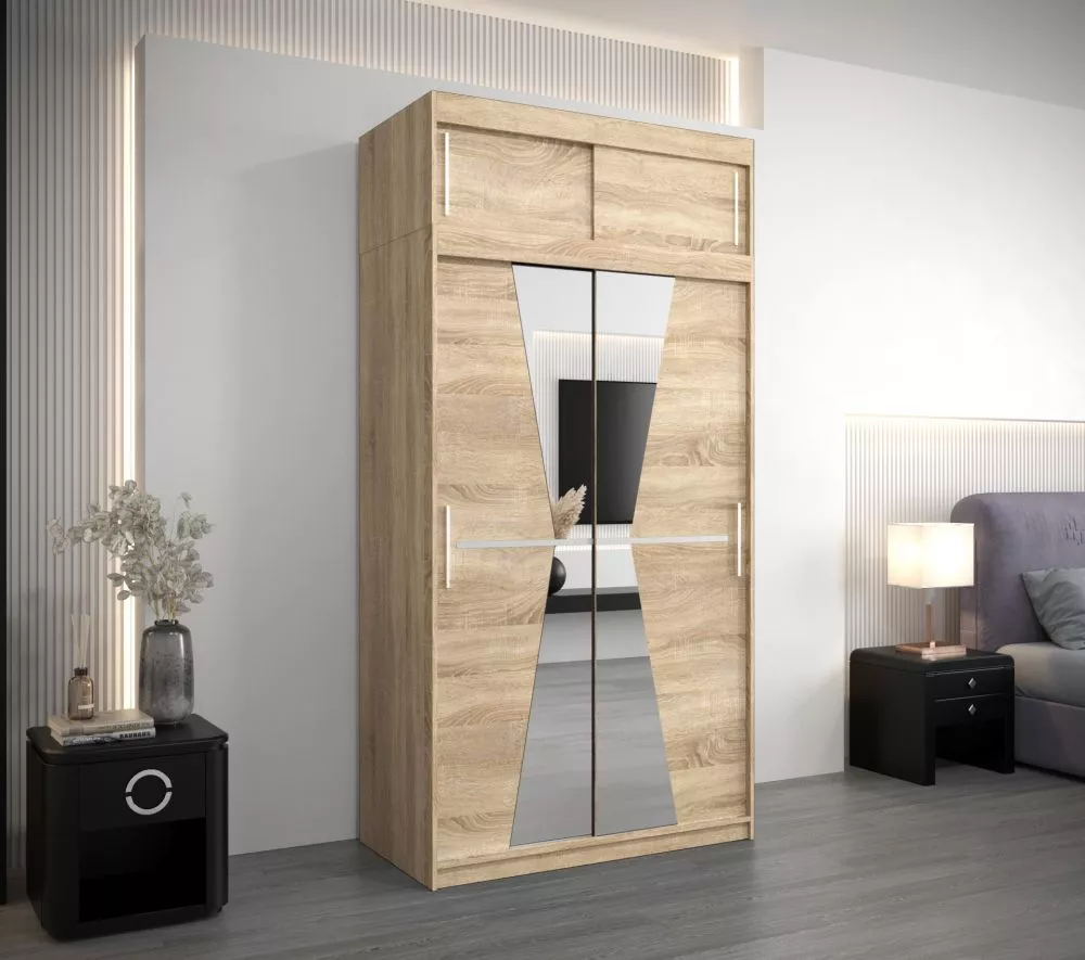 Skapis Maroko Premium · Sonoma · 120 × 62 × 240 cm