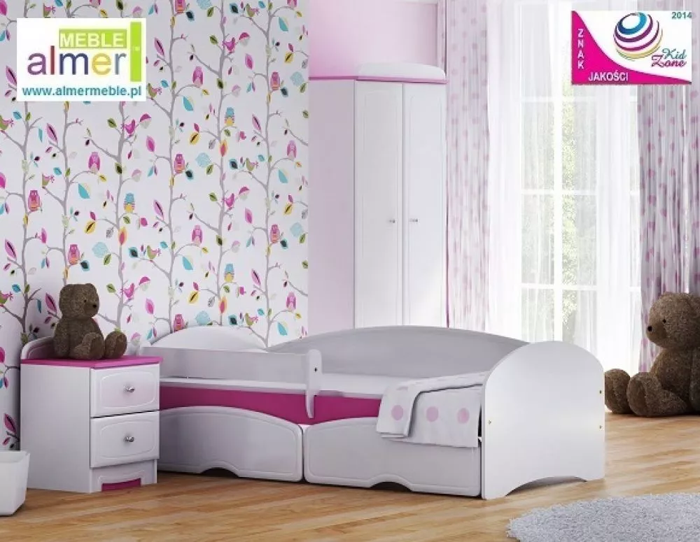 Bērnu gulta Bianco 23S Guļamvietas platums: 90 cm, Guļamvietas garums: 180 cm, · 102 × 184 × 65 cm