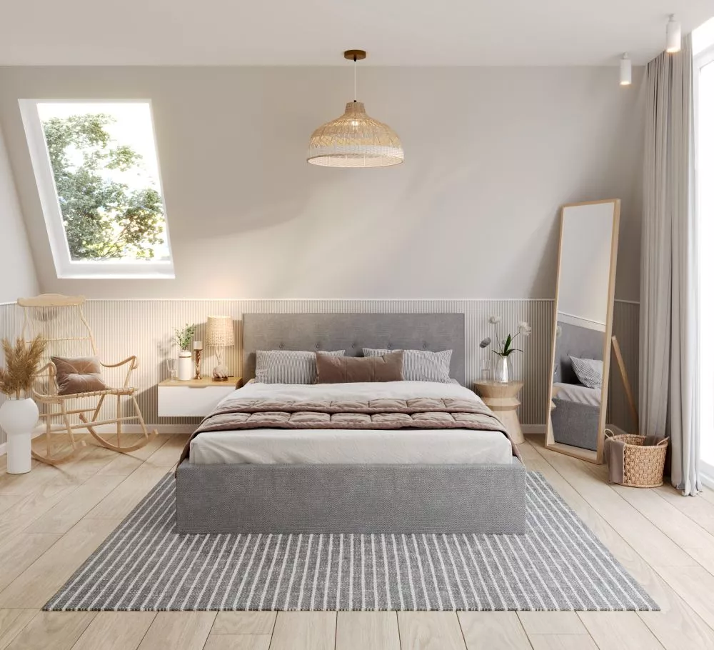 Gulta Tulsa Premium Standard ar stelāžu Guļamvietas platums: 90 cm, Guļamvietas garums: 200 cm, stelāžas tips: metāla, ·
