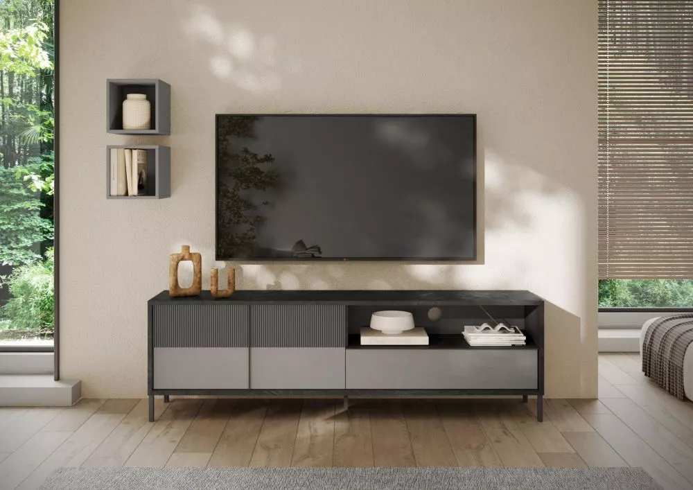 TV tumba Everest 02 · 206 × 40 × 64 cm