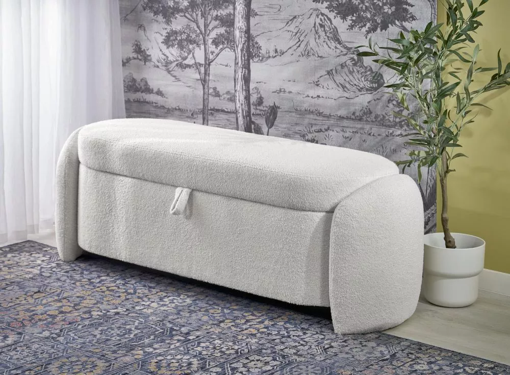 Pufs Ficaria · Krēma · 150 × 51 × 47 cm