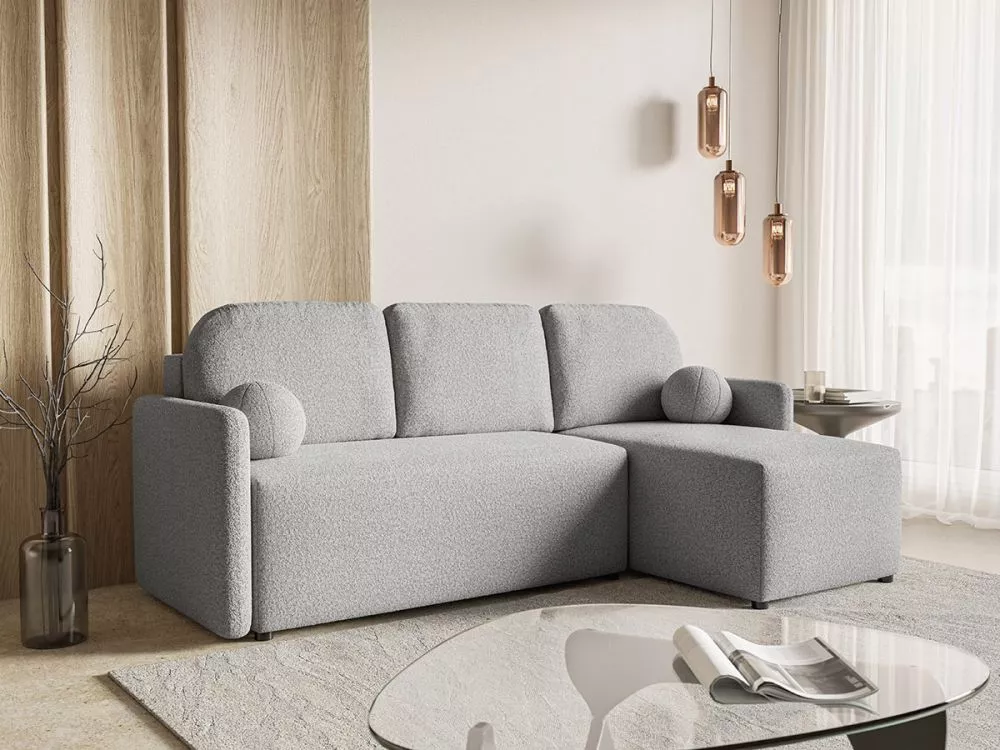 Dīvāns Corner 1 Standard · Pelēks · 147 × 215 × 94 cm