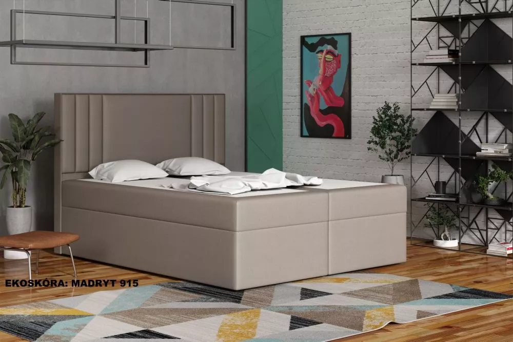 Gulta Cosmo 1 Eco Standard Guļamvietas platums: 80 cm, Guļamvietas garums: 200 cm, · Brūns · 82 × 210 × 120 cm