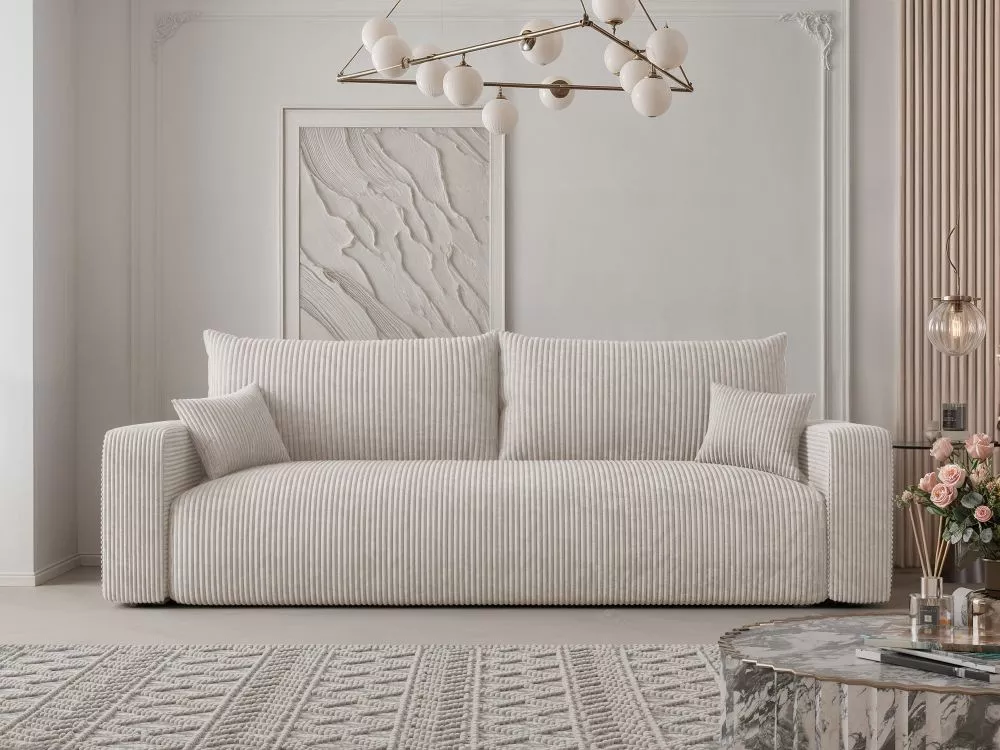 Dīvāns Piano Sofa Standard · Bēši pelēks · 93 × 246 × 79 cm