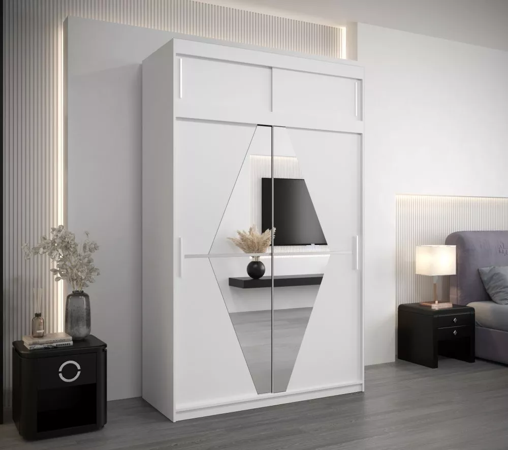 Skapis Boliwia Premium · Balts · 150 × 62 × 240 cm