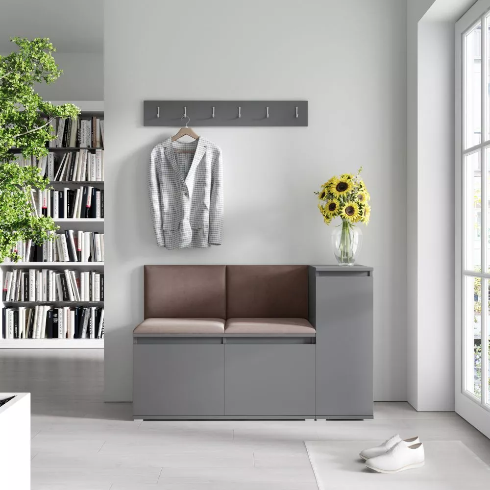 Apavu plaukts Emi 25 Trinity Korpusa krāsa: grafīts, · 130 × 40 cm