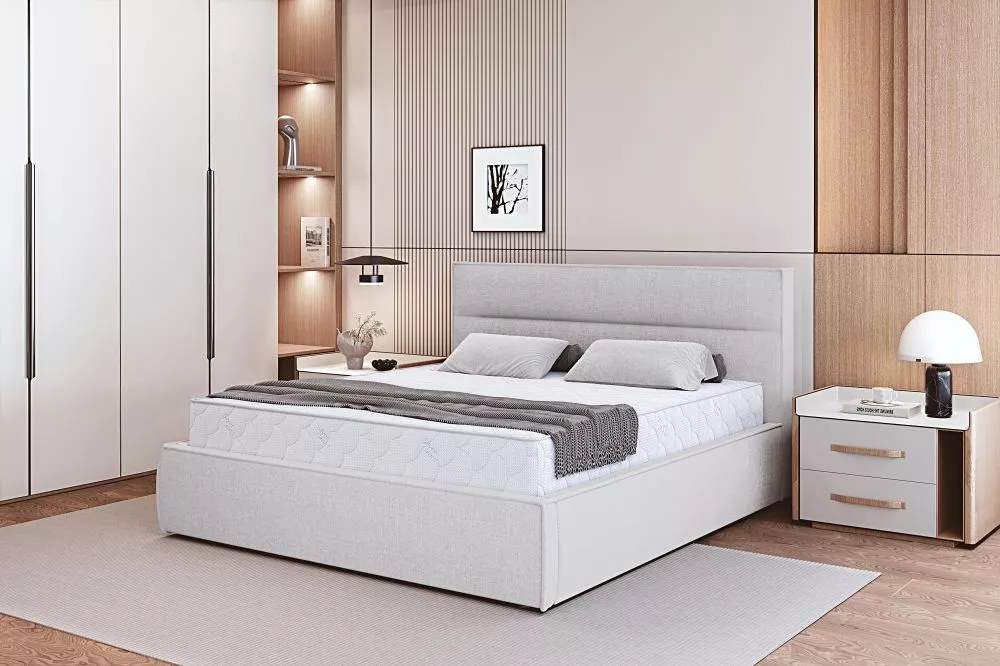 Gulta Kelly Comfort ar stelāžu Guļamvietas platums: 160 cm, Guļamvietas garums: 200 cm, stelāžas tips: metāla, · 173 × 2