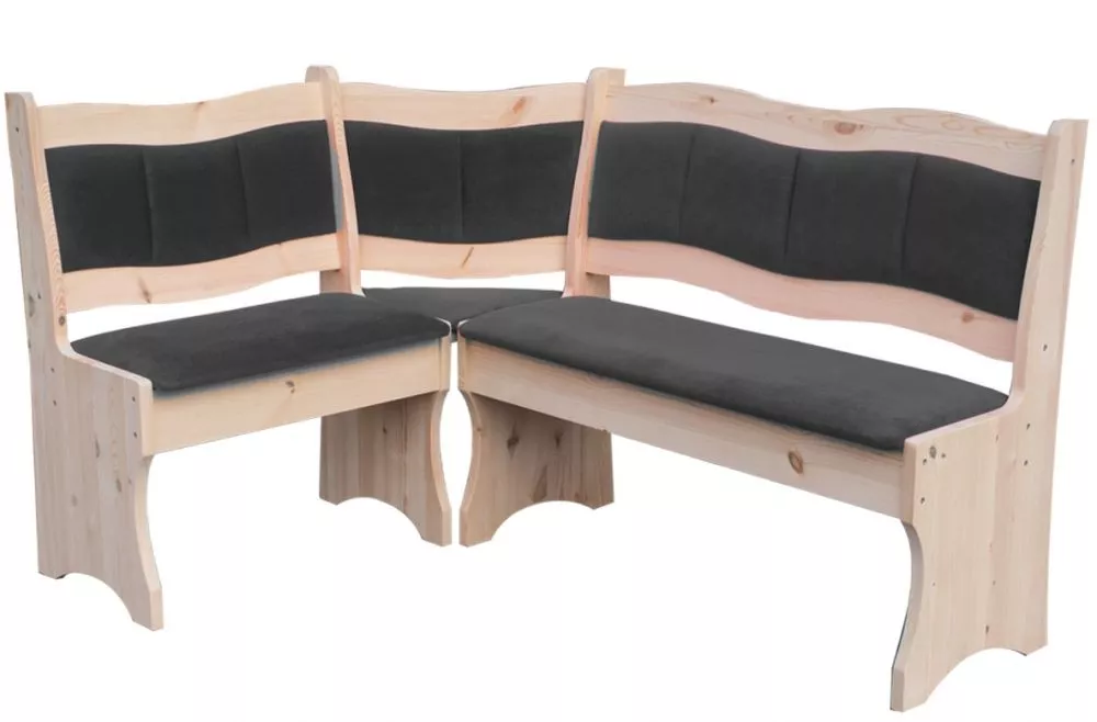 Krēsls NR 109 Elementu krāsa: pelēks, Korpusa krāsa: priede, · 150 × 110 × 92 cm