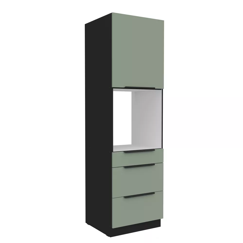 Virtuves skapis Aria Aquamarine 60 DPS-210 3S1F