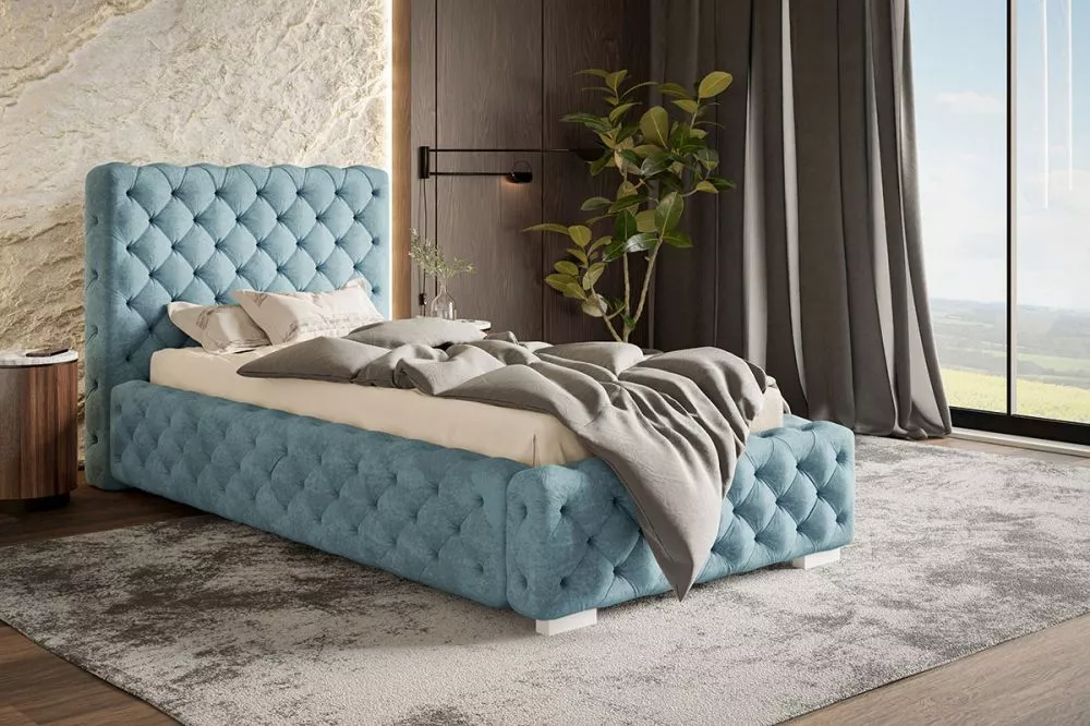 Gulta Bed 15 Premium standard ar stelāžu Guļamvietas platums: 90 cm, Guļamvietas garums: 200 cm, stelāžas tips: metāla, 