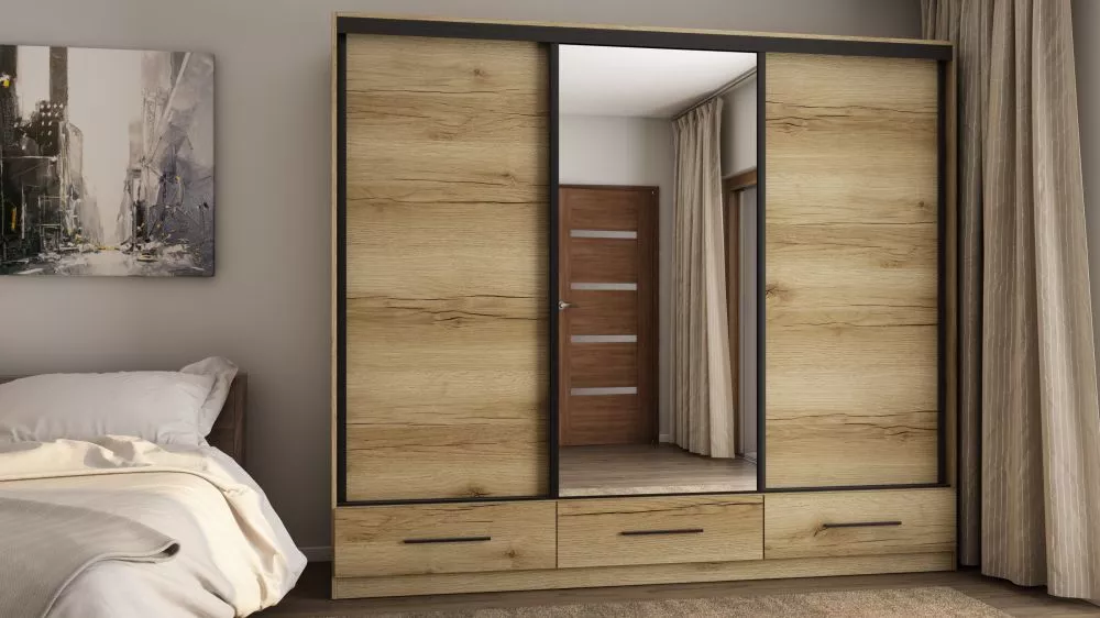 Skapis Wardrobe 3D 250 · 250 × 67 × 216 cm
