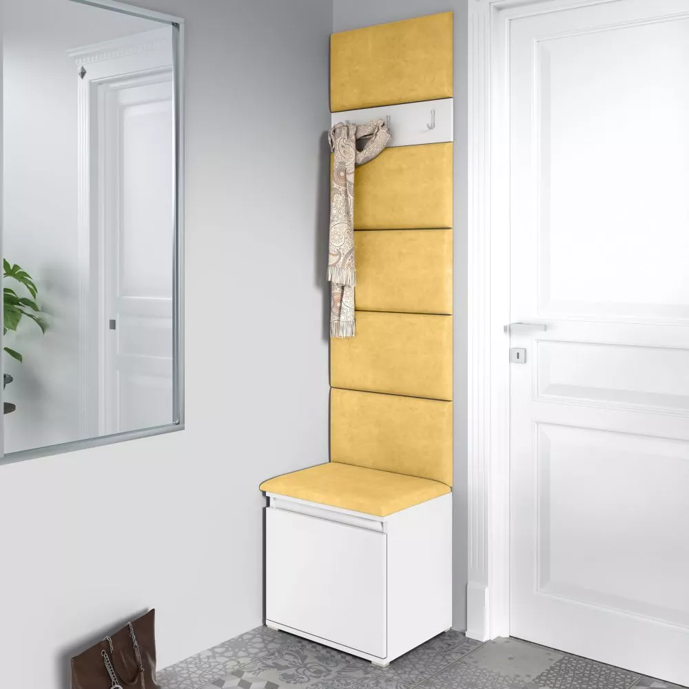 Apavu plaukts Emi 7 Trinity Korpusa krāsa: balts, · 50 × 215 × 40 cm
