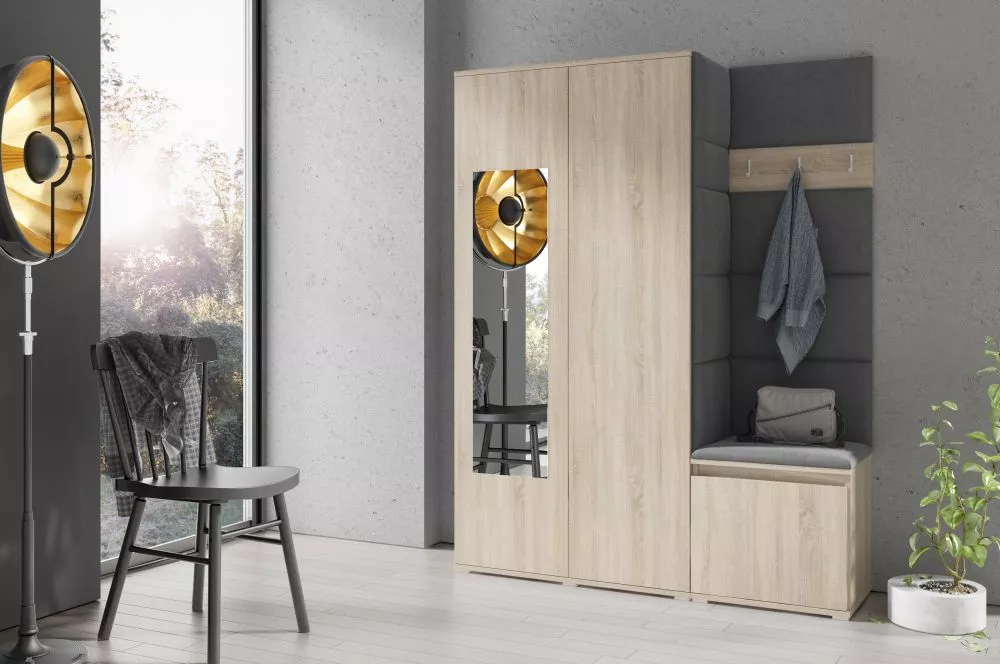 Apavu plaukts Emi 11 Trinity Korpusa krāsa: sonoma, · 140 × 185 × 40 cm