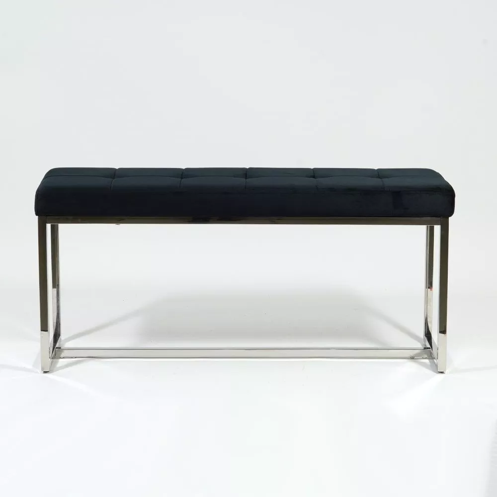 Pufs Festina · Melns · 99 × 45 × 30 cm