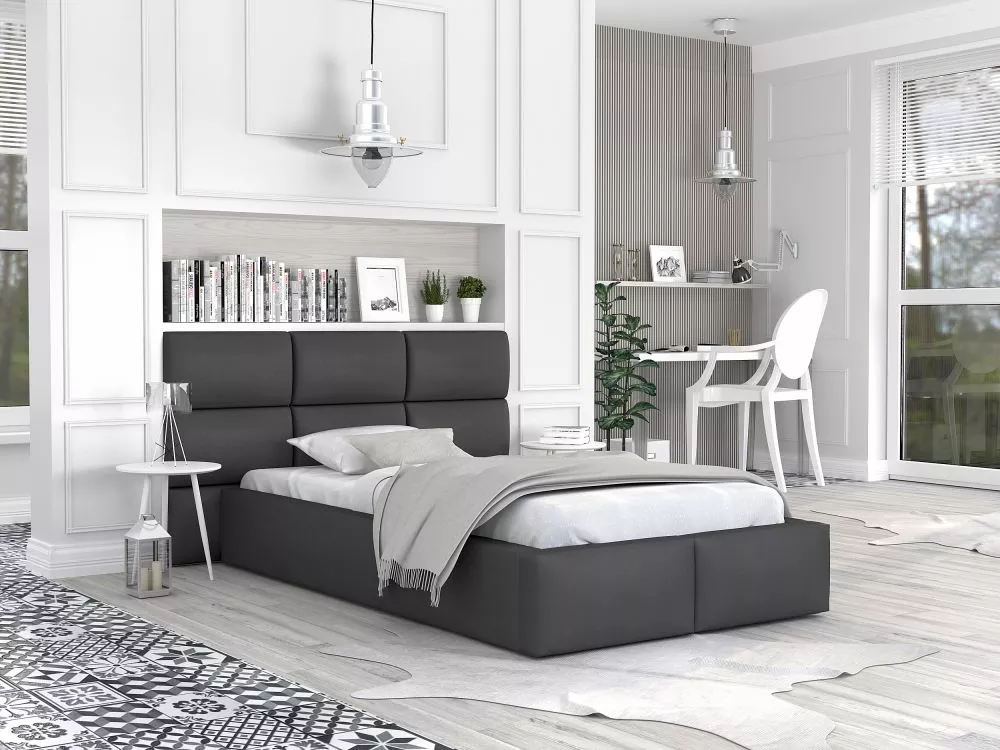 Gulta Denver Premium Standard ar stelāžu Guļamvietas platums: 120 cm, Guļamvietas garums: 200 cm, stelāžas tips: metāla,