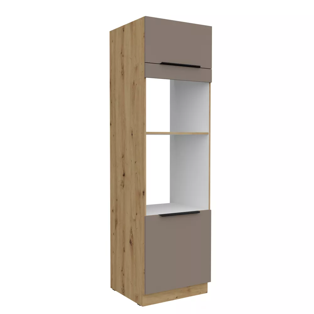 Virtuves skapis Aria Sandgrau 60 DPM-210 2F