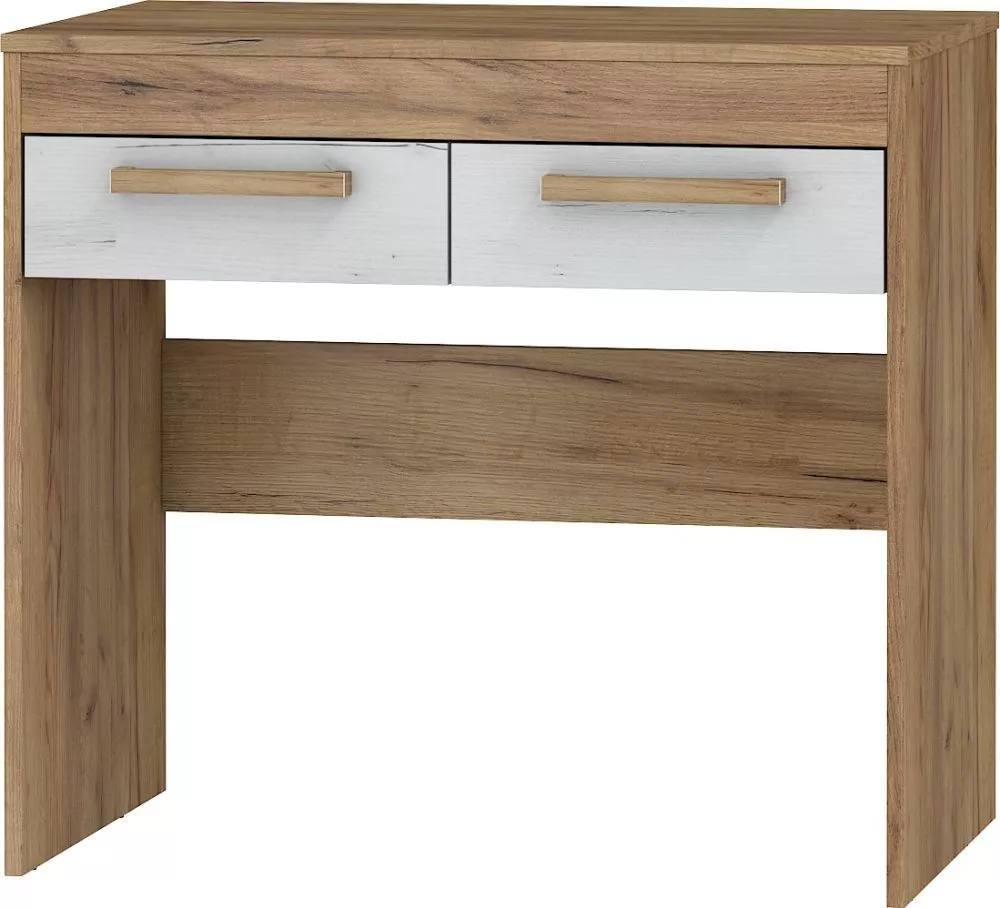 Kosmētikas galds Maximus MXS 42 · Zelts ozols + balts ozols · 80 × 80 × 33.4 cm