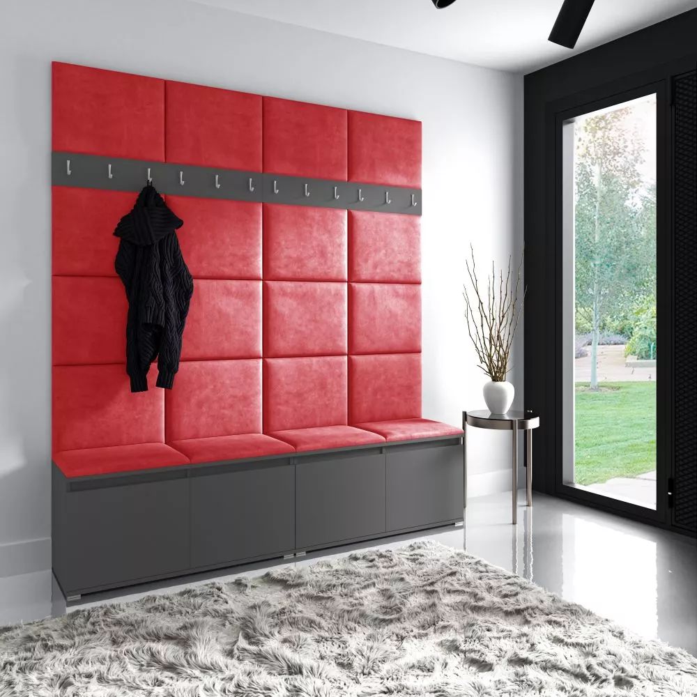 Apavu plaukts Emi 4 Trinity Korpusa krāsa: grafīts, · 200 × 225 × 40 cm