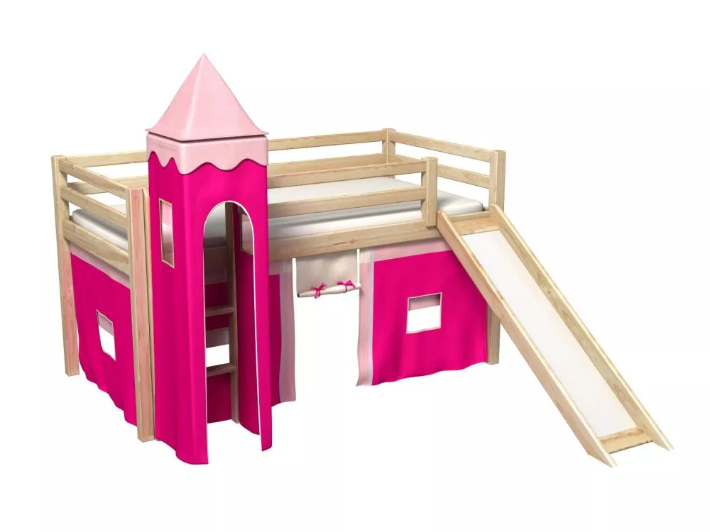 Bērnu gulta Gabi Z Tower ar stelāžu Guļamvietas platums: 80 cm, Guļamvietas garums: 180 cm, · 88 × 188 × 106 cm