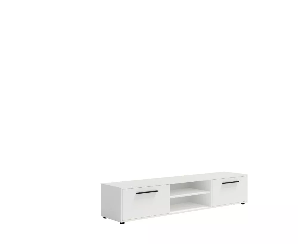 TV tumba Maxione MX-09/10 · Balts · 190 × 40 × 37 cm