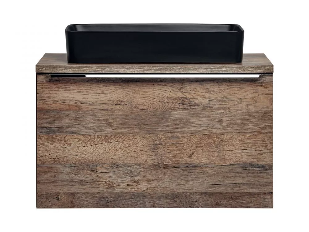 Vannas istabas skapītis Santa Fe Oak 82-80 · Tumšais ozols · 80 × 46 × 46.5 cm