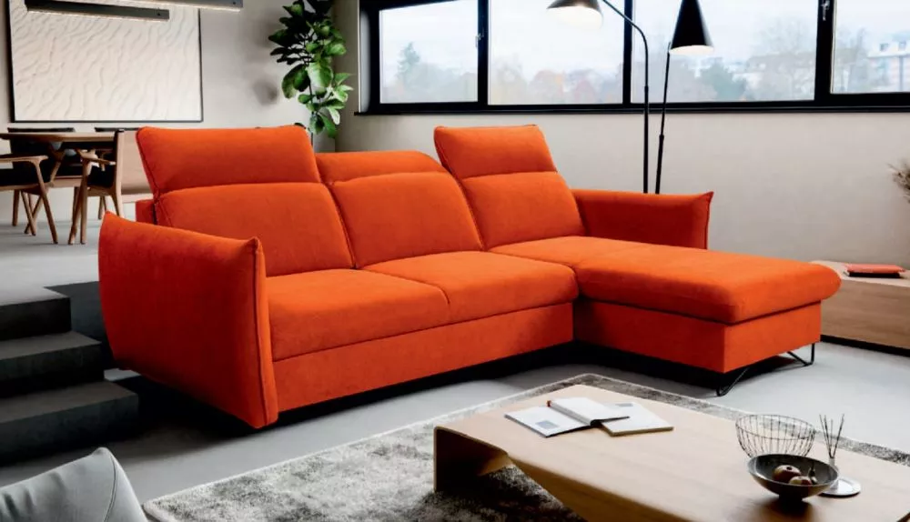 Dīvāns Glow Standard · Oranžs · 175 × 260 × 86 cm