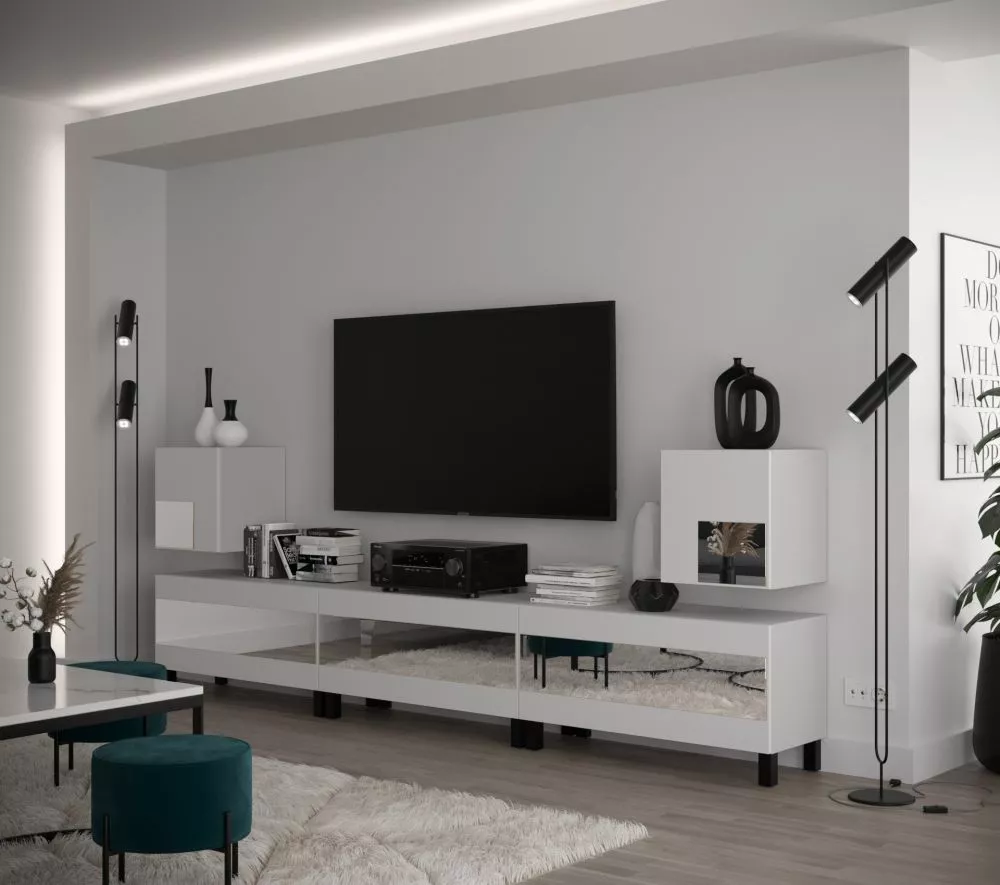 Sekcija New Concept C99 · Balts · 273 × 35 × 102 cm