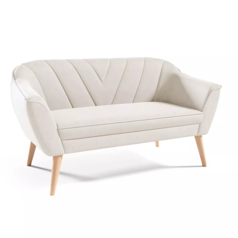 Dīvāns Sofa Flora 205 standard · Krēma · 71 × 150 × 75 cm