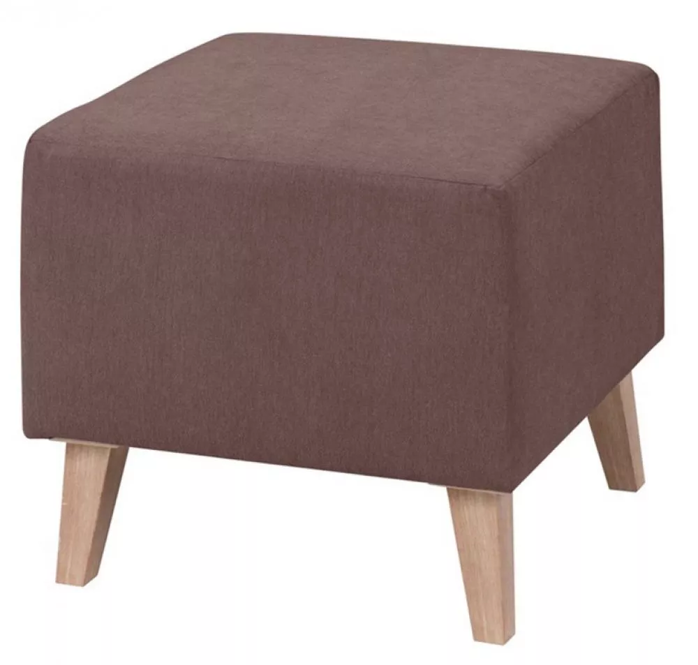 Pufs Oviedo P Standard Auduma numurs: Moric 03, · Brūns · 51 × 45 × 51 cm
