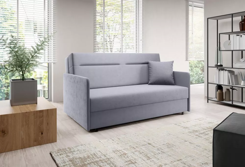 Dīvāns Americano Flore 4 standard · Pelēks · 97 × 160 × 85 cm