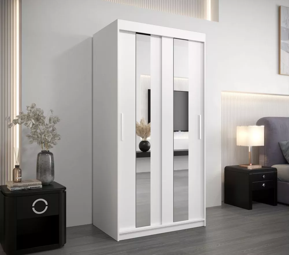 Skapis Pole · Balts · 100 × 62 × 200 cm