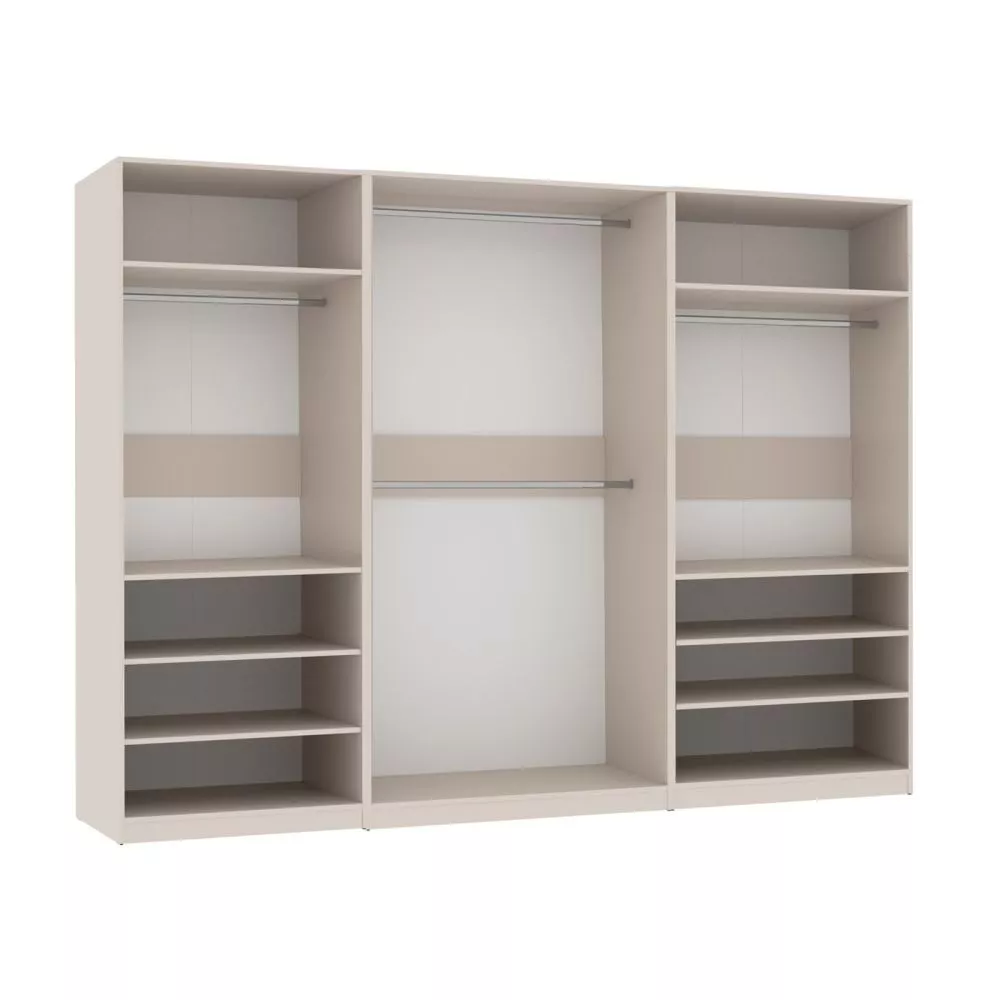 Skapis Tres Set 12 · Kašmira · 260 × 51 × 206 cm