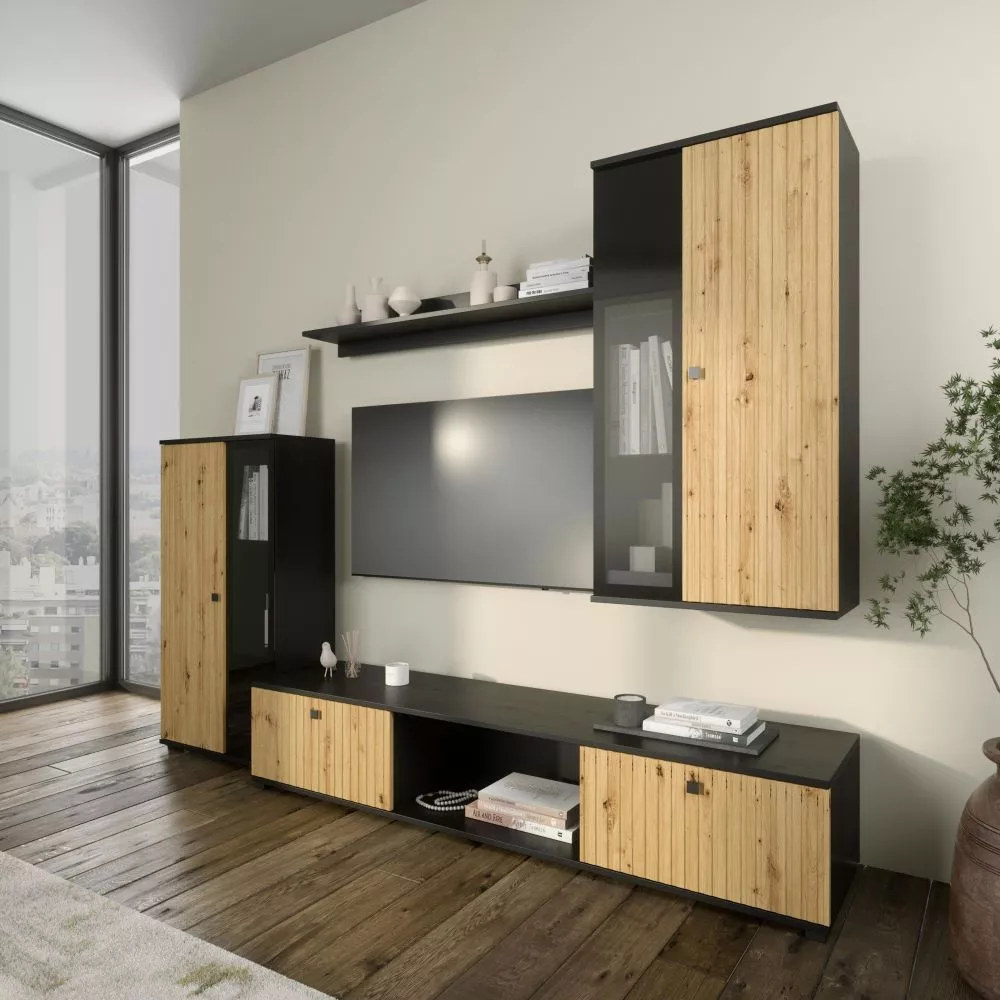 Sekcija Salia Modern Korpusa krāsa: tumši pelēks, · 240 × 40.2 × 180 cm